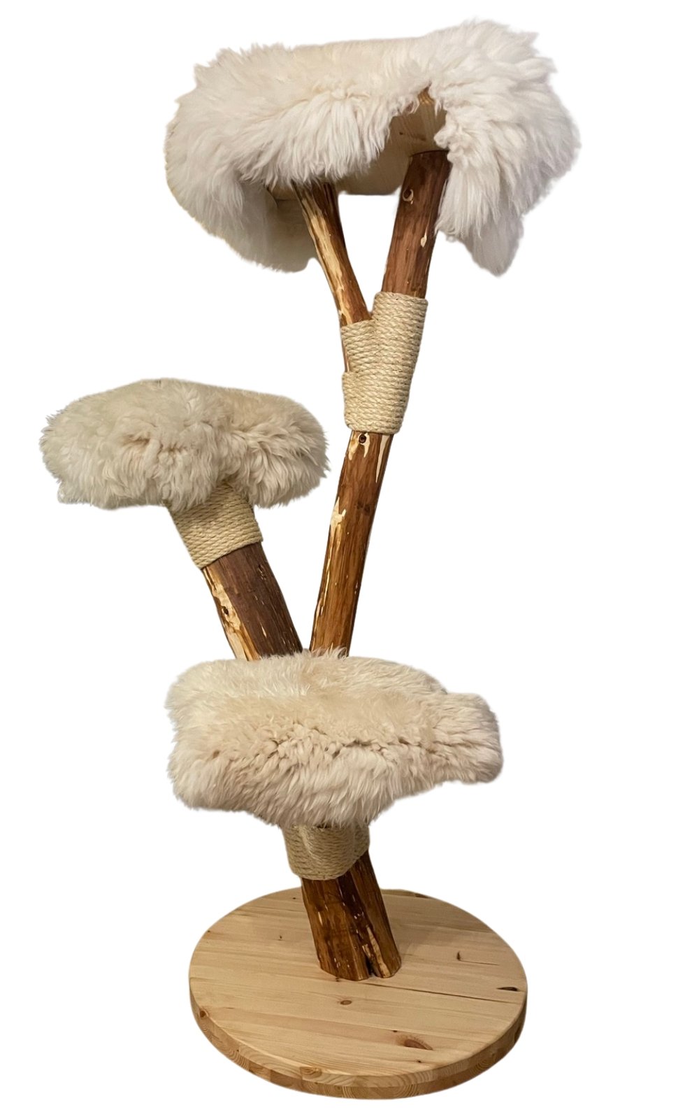 FELIX Kratzbaum - braun und weiß