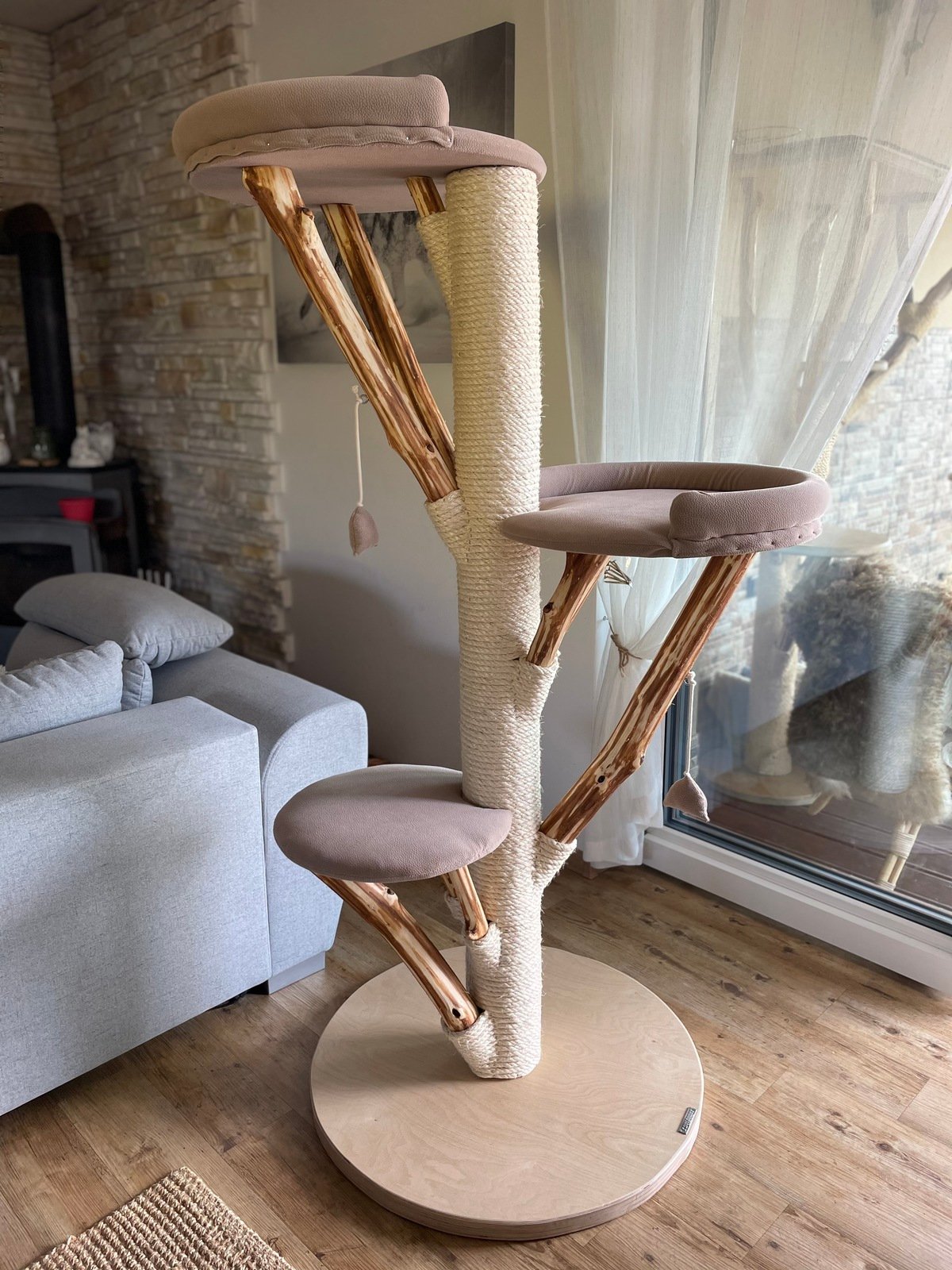 Lederoptik NALA Kratzbaum XXL Premium