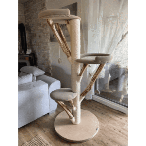 NALA Kratzbaum Bezug in Lederoptik