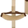Kratzbaum Wand beige