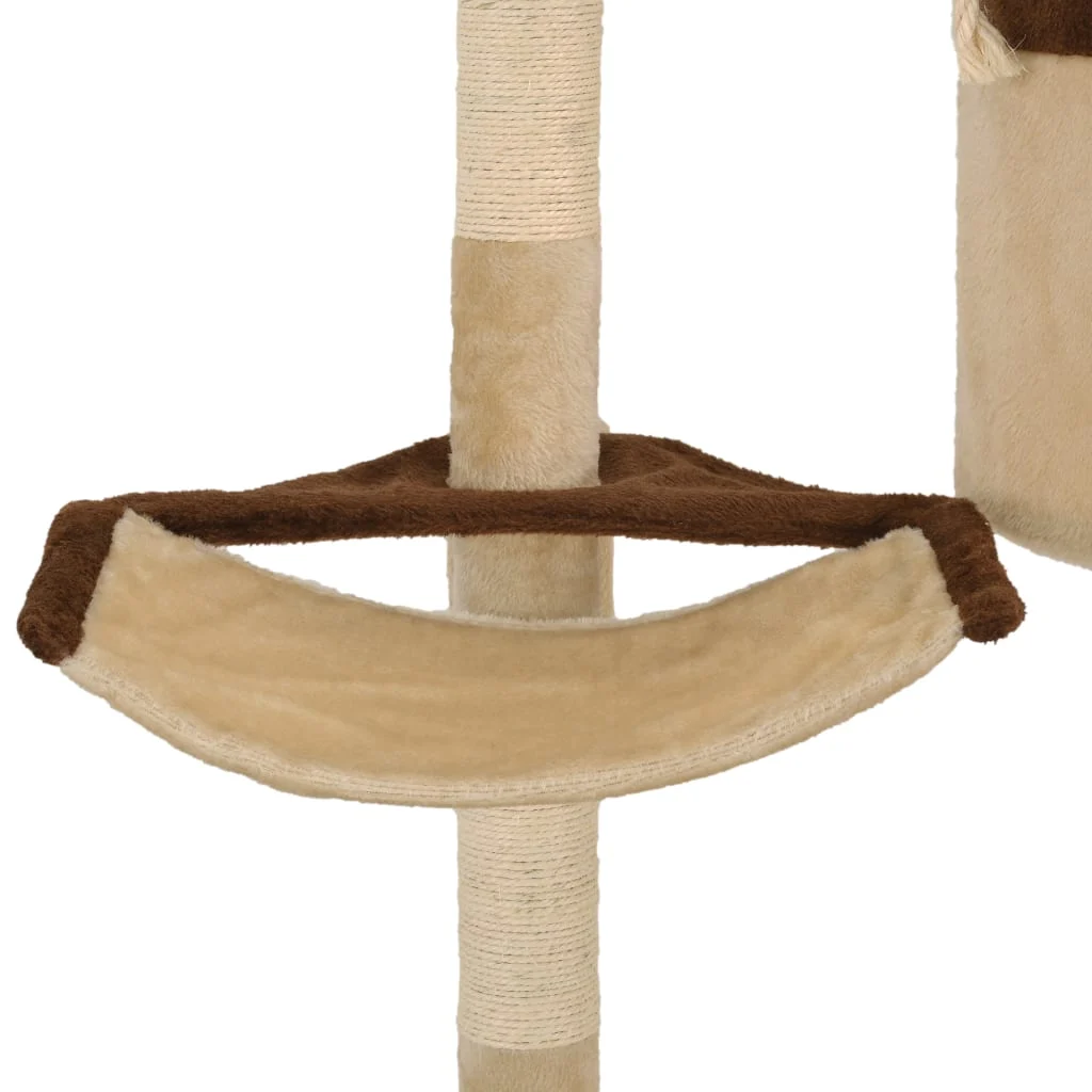 Kratzbaum Wand beige