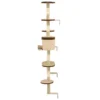 Wandkratzbaum beige braun hoch