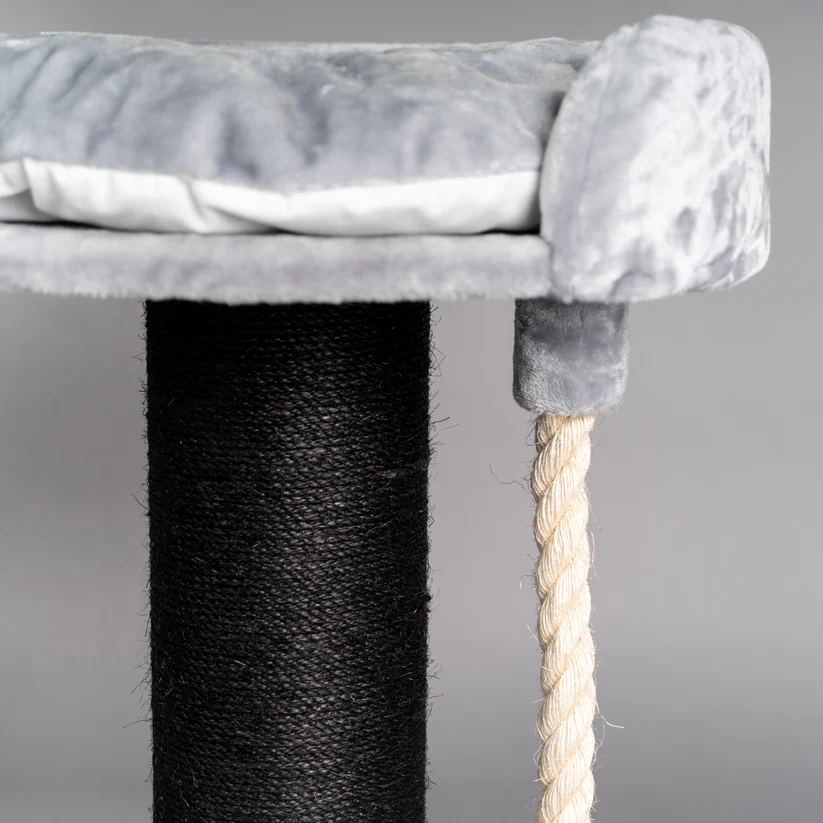 grau kleiner Katzenkratzbaum grau kleiner Katzenkratzbaum