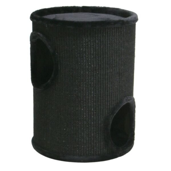 kratztonne-mit-pluesch-liegeflaechen-schwarz-o-38-x-50-cm