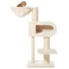 Kratzbaum für Katzen TOVE cream mit Sisalstämmen