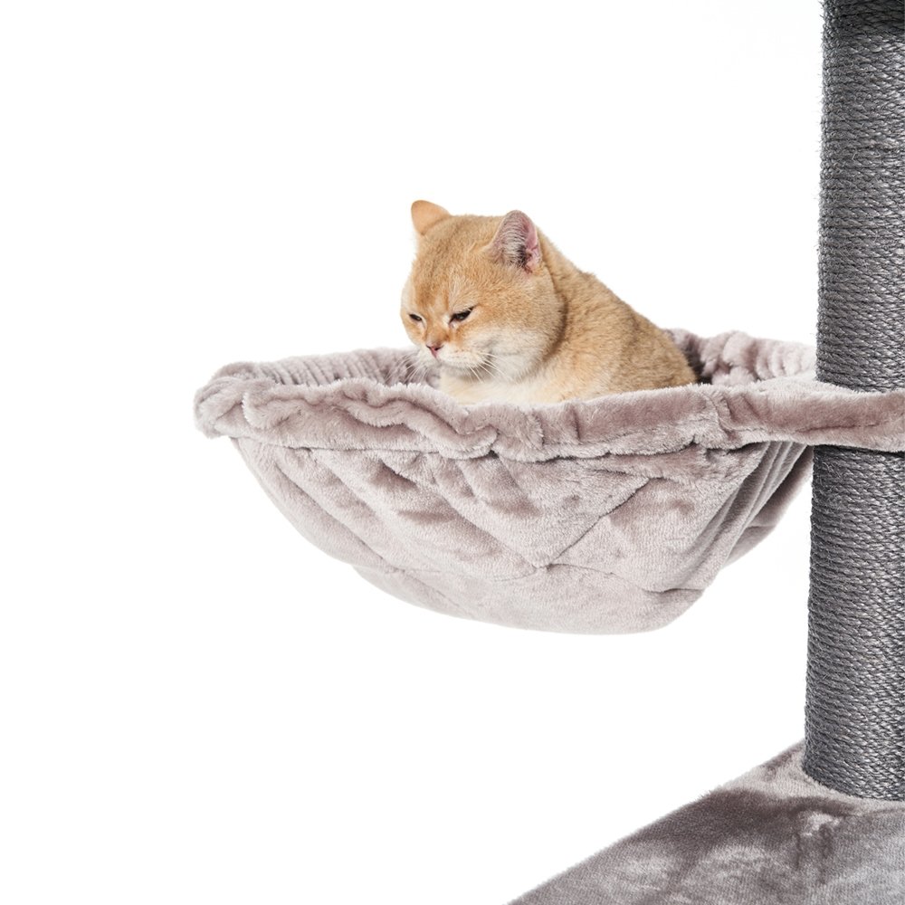 braun Katzenbaum hoch