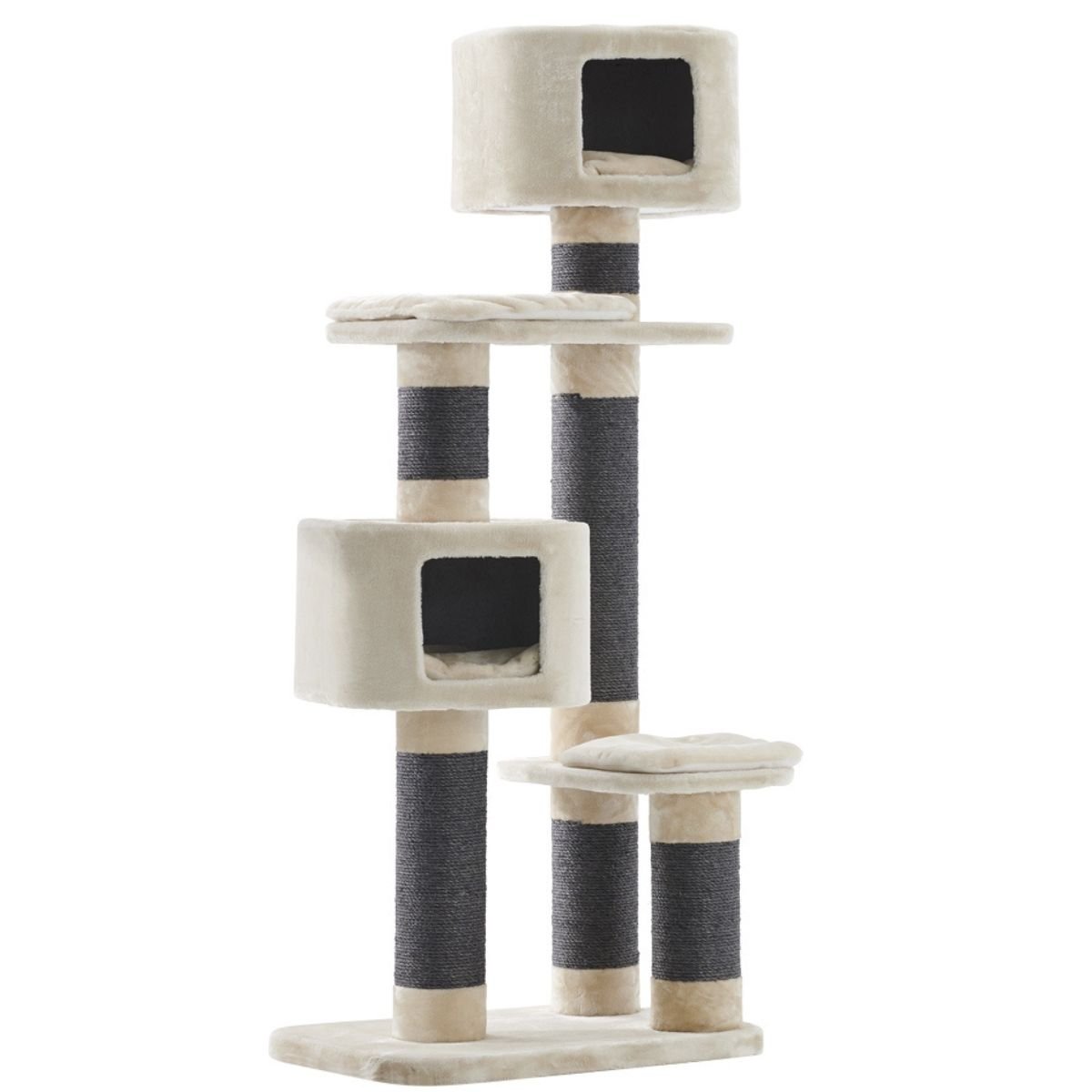 großer creme Katzenbaum