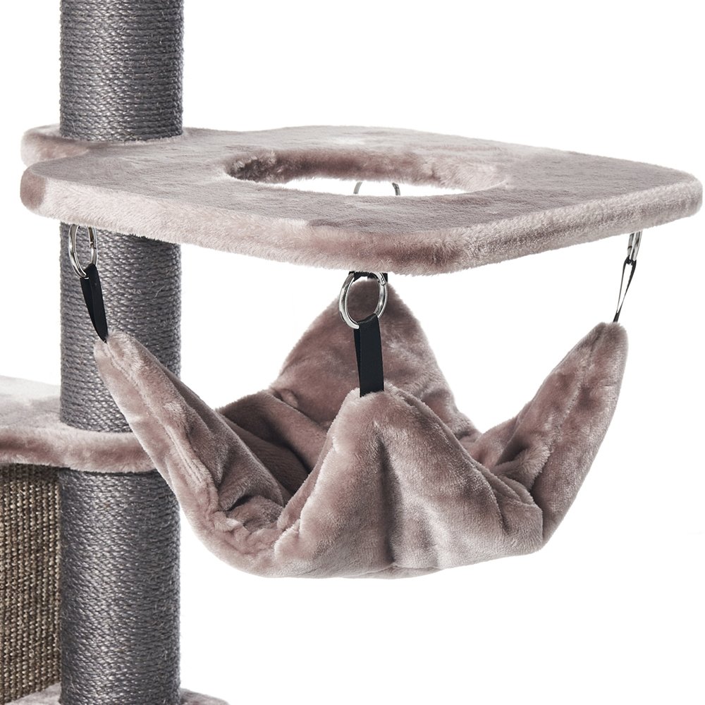 sehr hoher Katzenkratzbaum in XXL braun