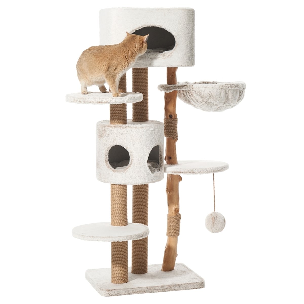 Katzenbaum LOYA weiß