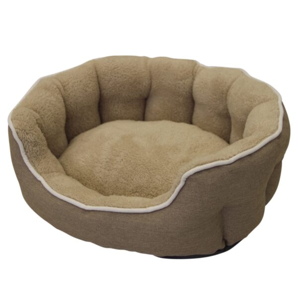 Katzenbett in der Farbe beige waschbar