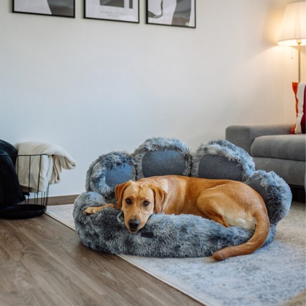 Katzenbett komfortable in der Farbe grau
