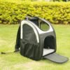 Katzenrucksack ausziehbar mit mehreren Öffnungen schwarz