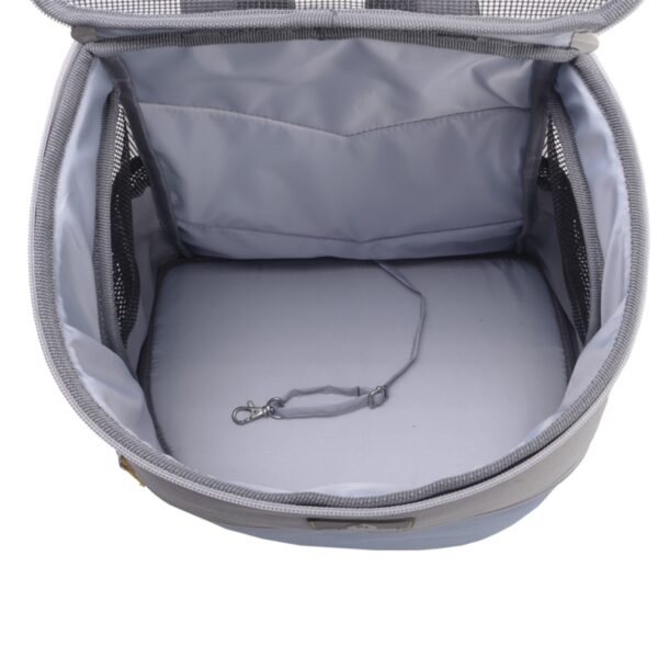 Katzenrucksack blau