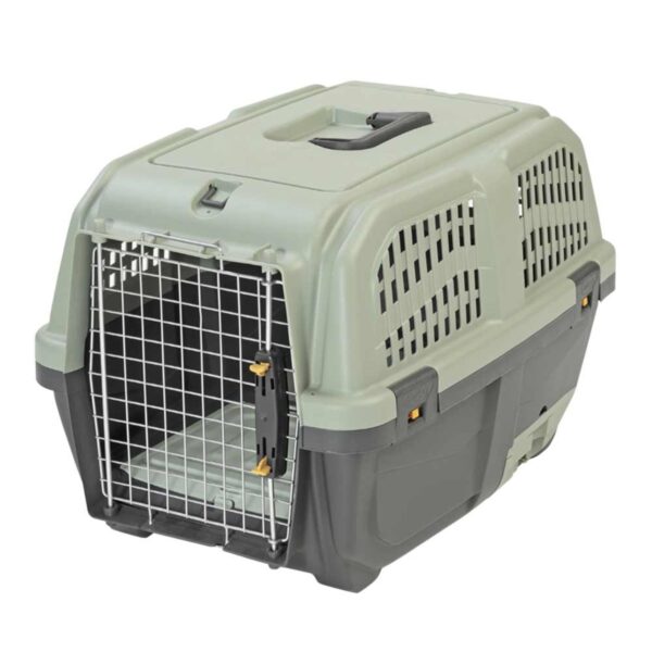 Katzentransportbox grau