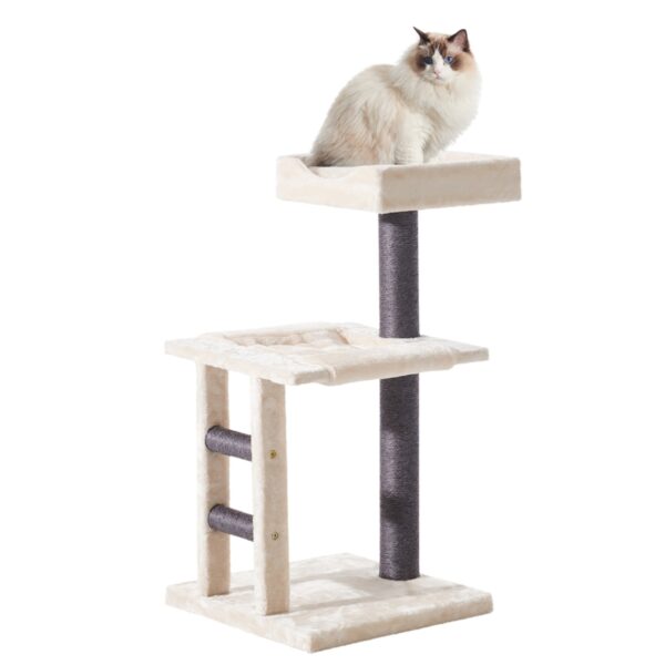 Kratzbaum creme 93cm hoch