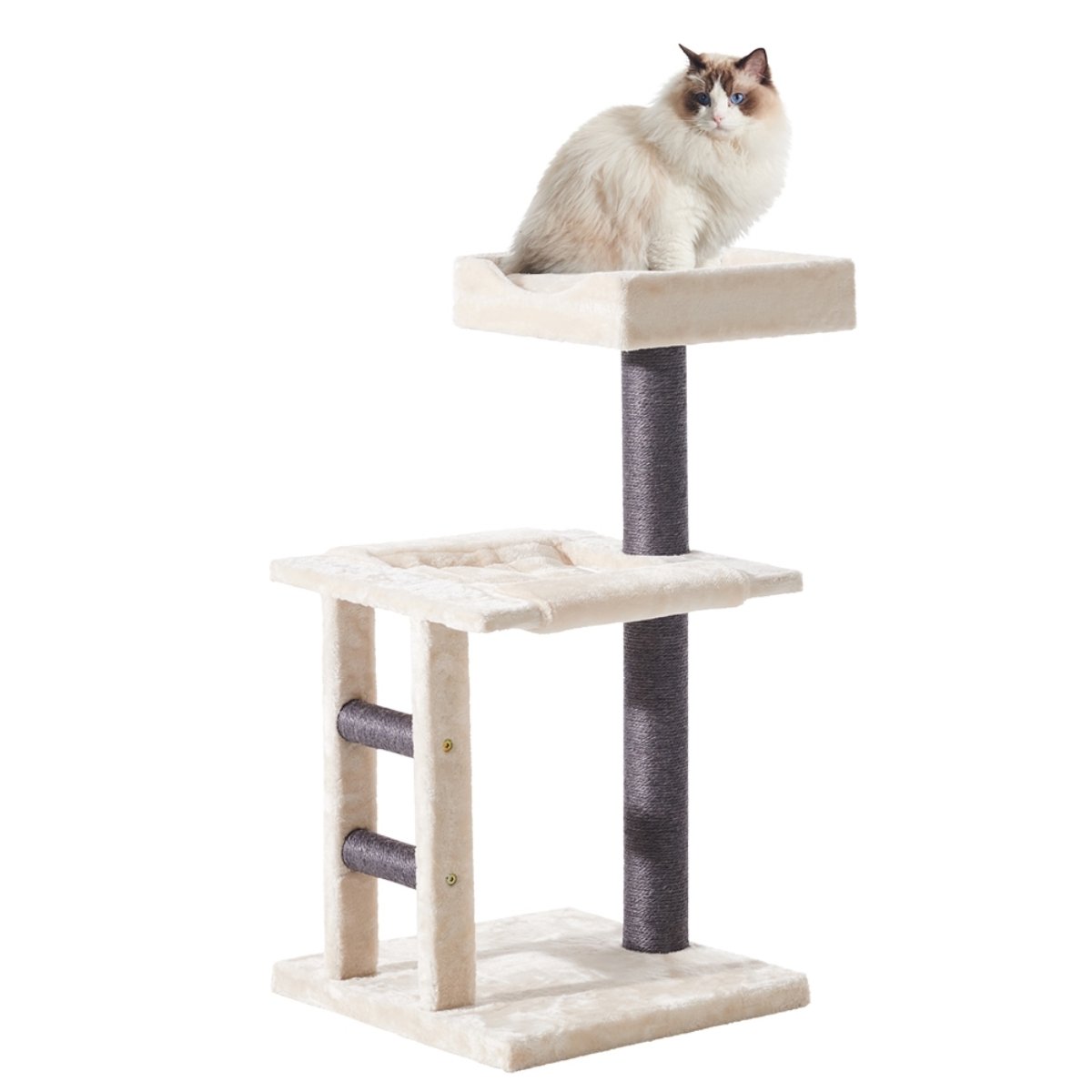 Kratzbaum creme 93cm hoch