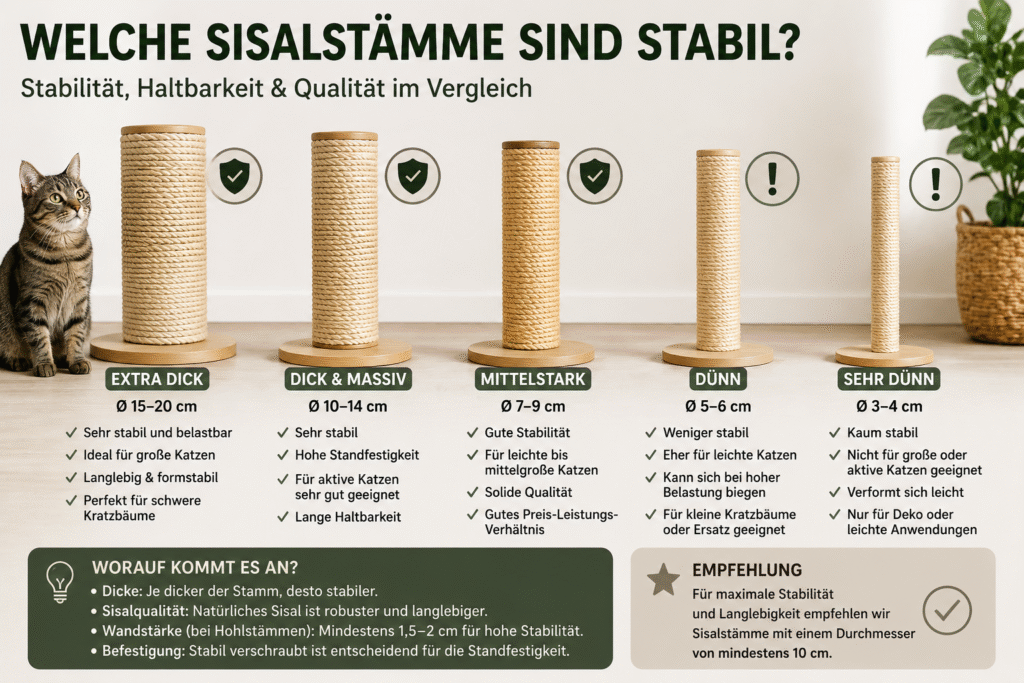 Sind Sisalstämme wirklich stabil
