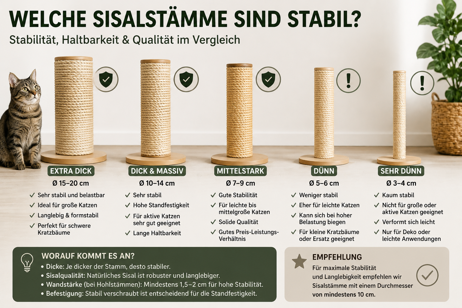 Welche Sisalstämme sind wirklich stabil?