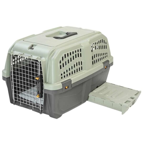 Transportbox für Katzen in grau