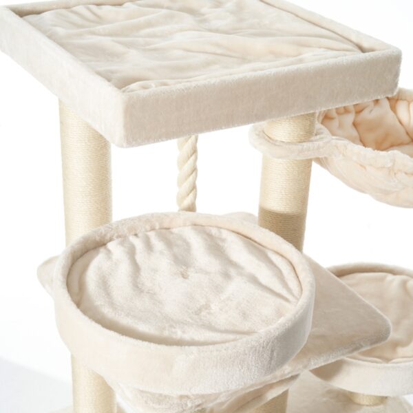 XXL Katzenbaum beige 160cm hoch