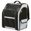 ausklappbarer Katzenrucksack schwarz