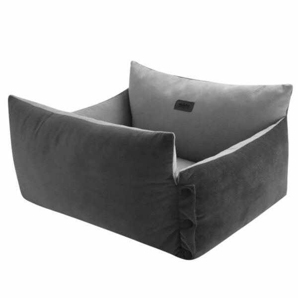 dunkel grau Katzen Bett modern und stylish
