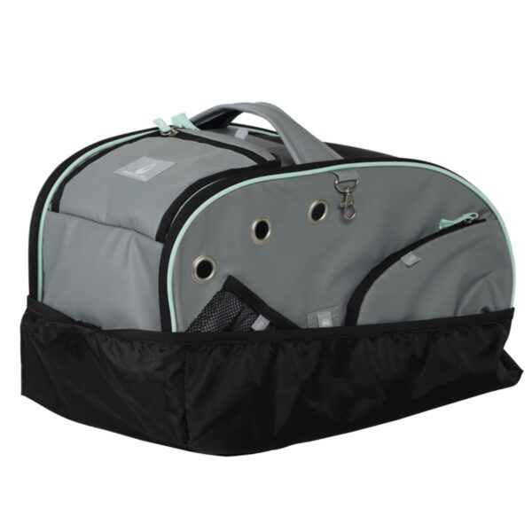 grauer Katzenrucksack wasserabweisend