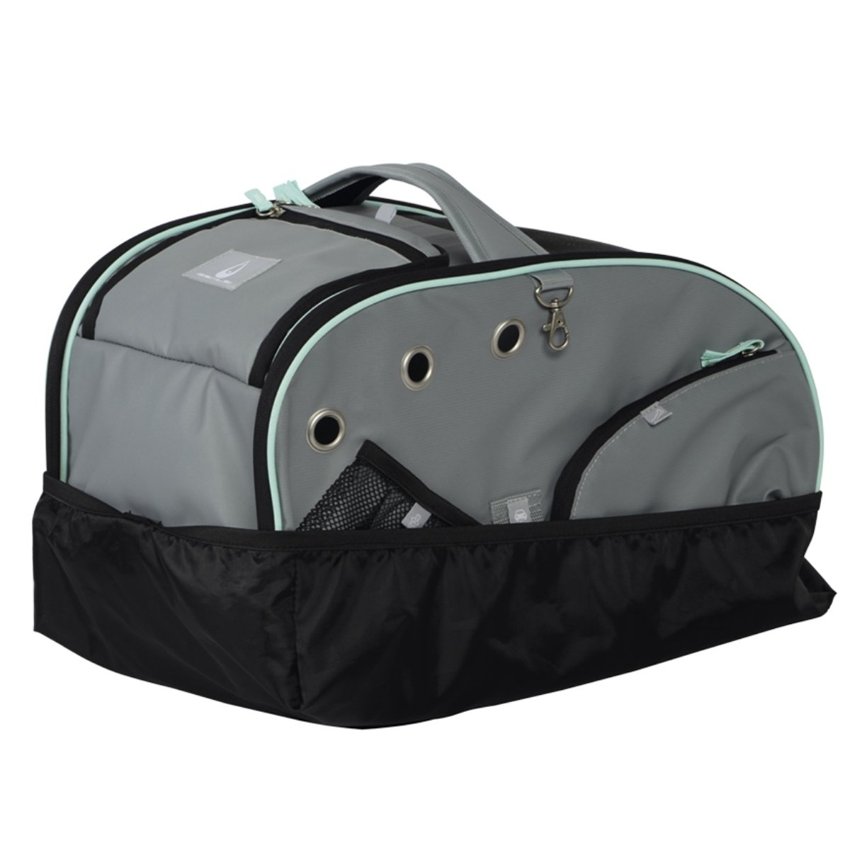 grauer Katzenrucksack wasserabweisend
