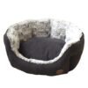 graues Katzenbett waschbar