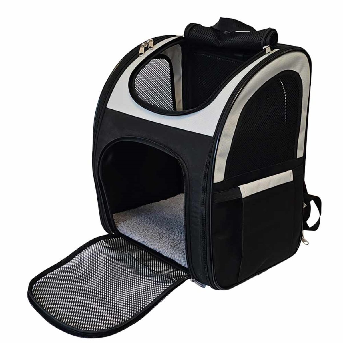 großer schwarzer Katzenrucksack (2)