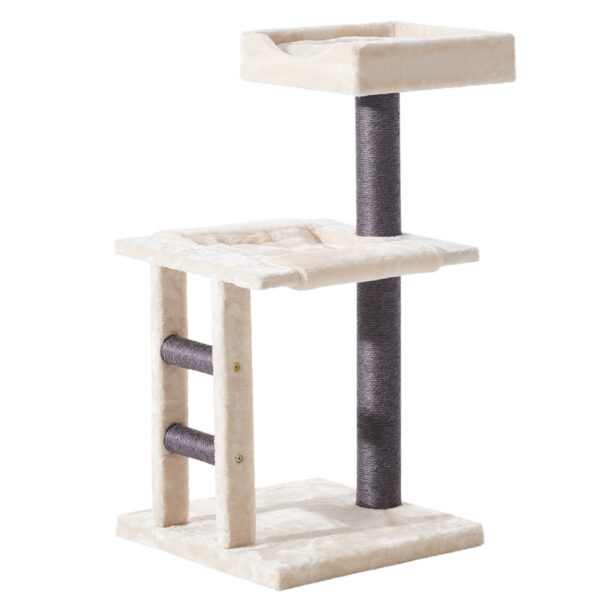 kleiner Katzenbaum beige