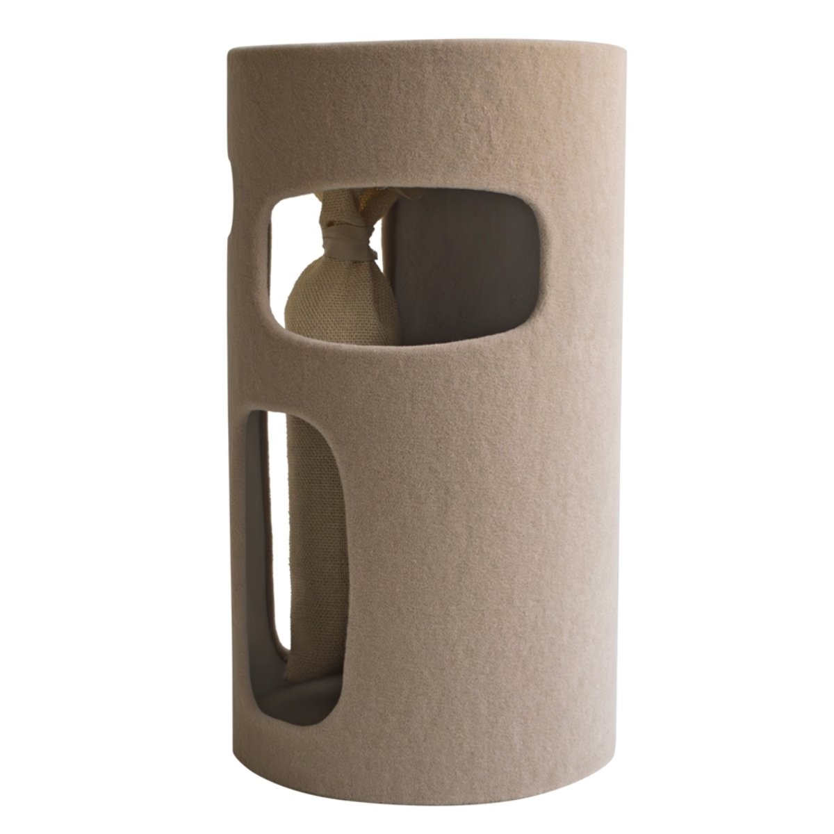 moderner Katzenkratzbaum natur beige