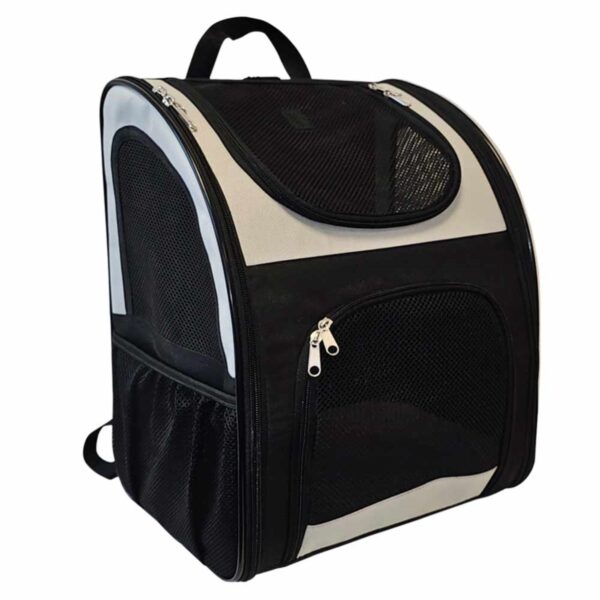 schwarzer Katzenrucksack groß