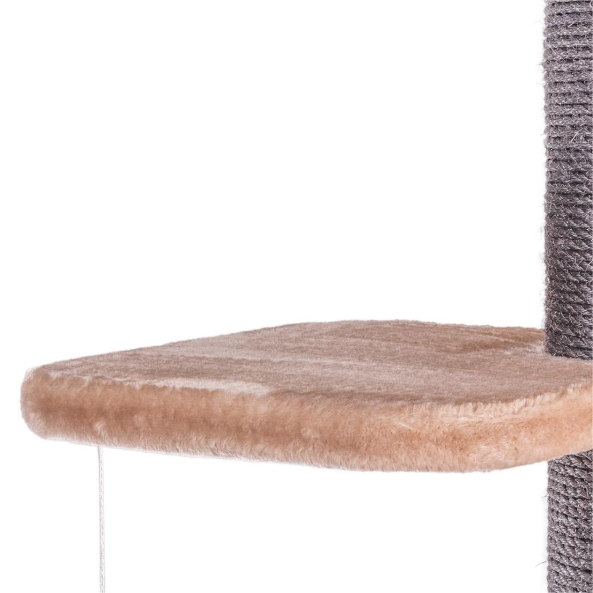 Deckenspanner Katzenkratzbaum braun