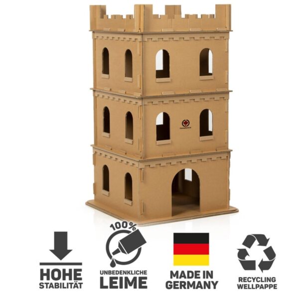 Karton Katzenschloss (2)