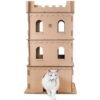 Katzen in einem Katzenschloss