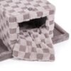 Katzenbaum Mini mit Schachbrettmuster