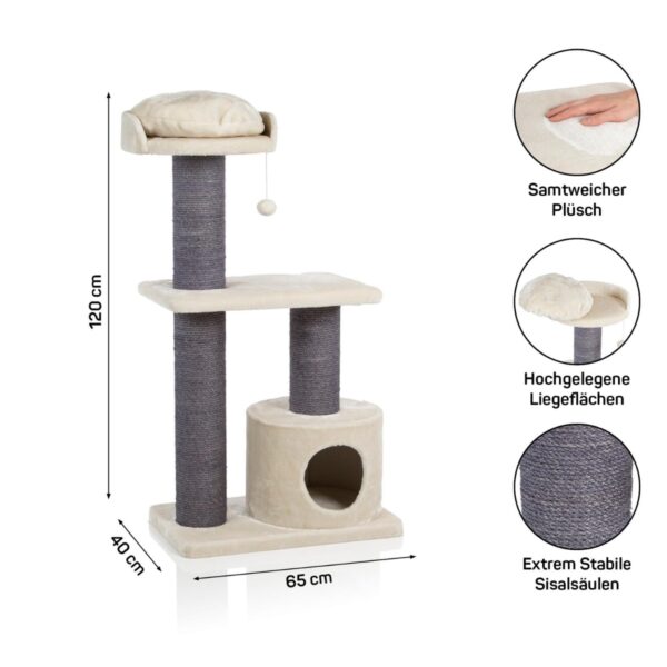 Katzenbaum beige