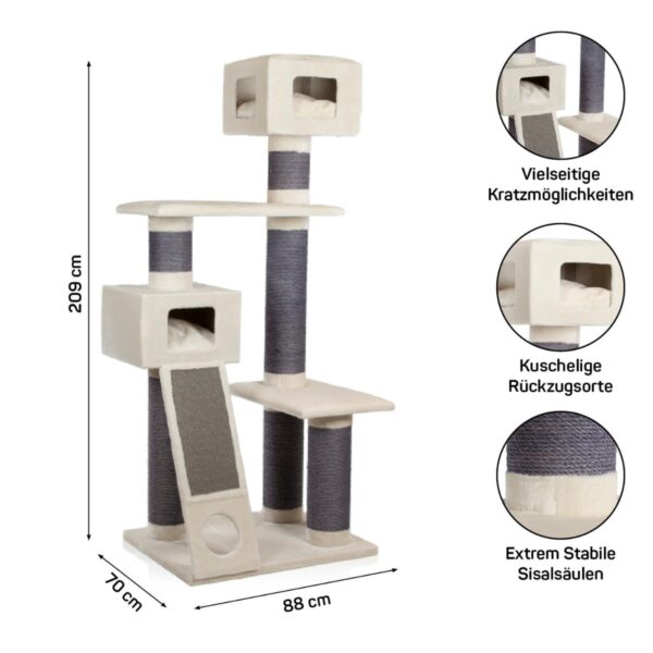 Katzenbaum beige