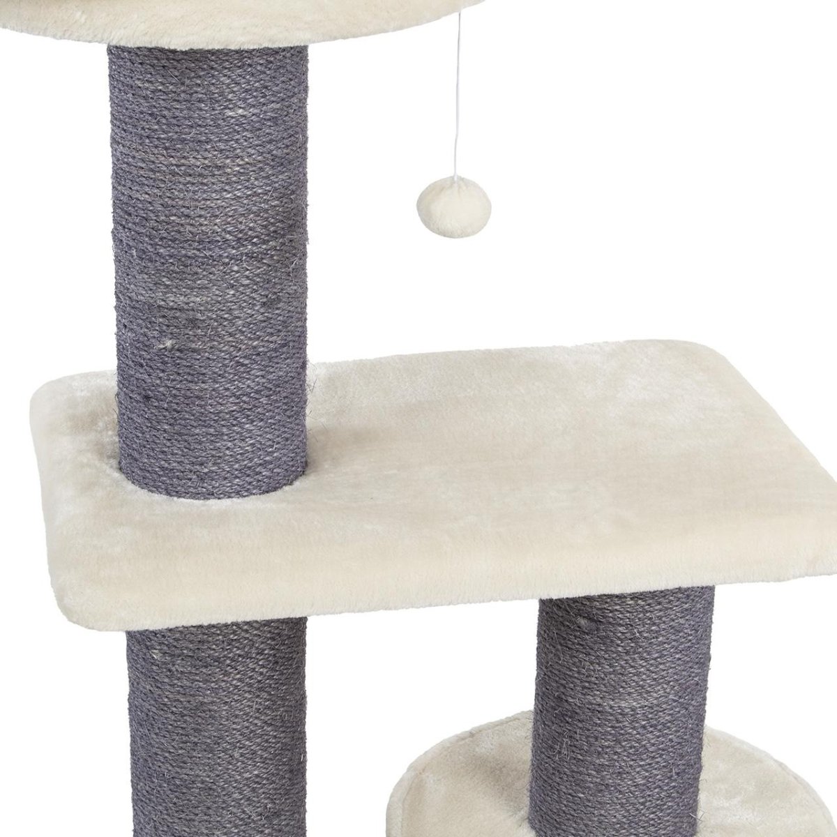 Katzenkratzbaum in der Farbe beige
