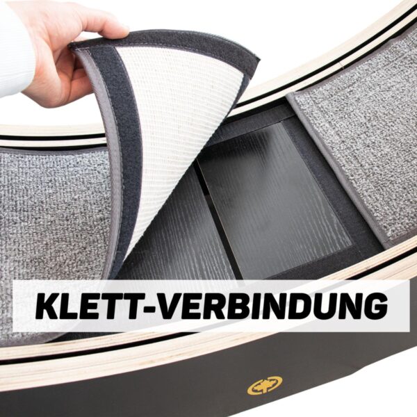 Katzenlaufrad Klettverbindung