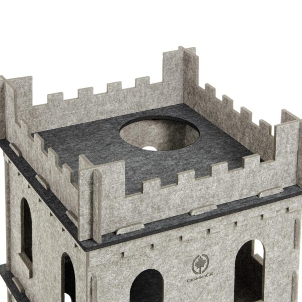 Katzenschloss hoch beige