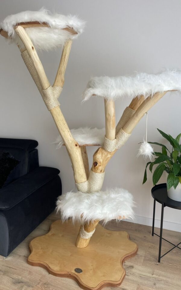 Kratzbaum aus Holz