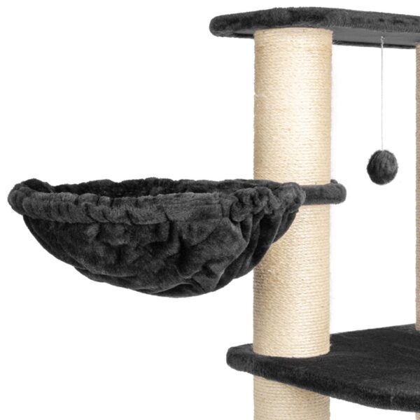 Liegemulde schwarz für großen Katzenbaum