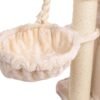 Mulde beige für großen Katzenbaum