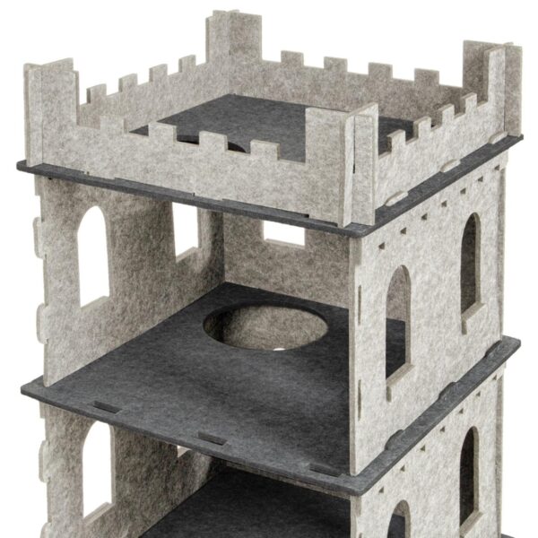 Schloss für Katzen in Beige
