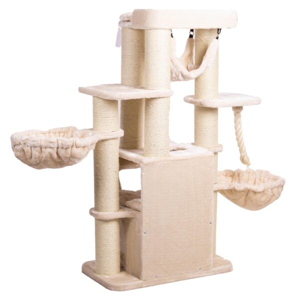 beige Katzenbaum XXL