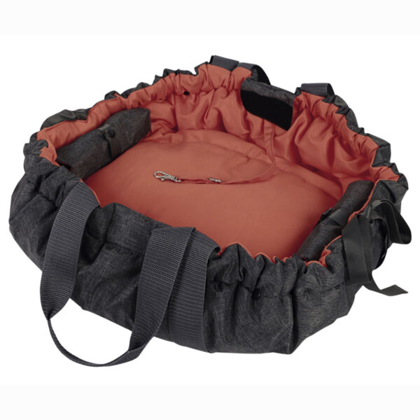Mikrofaser Tasche Schelly grau terracotta